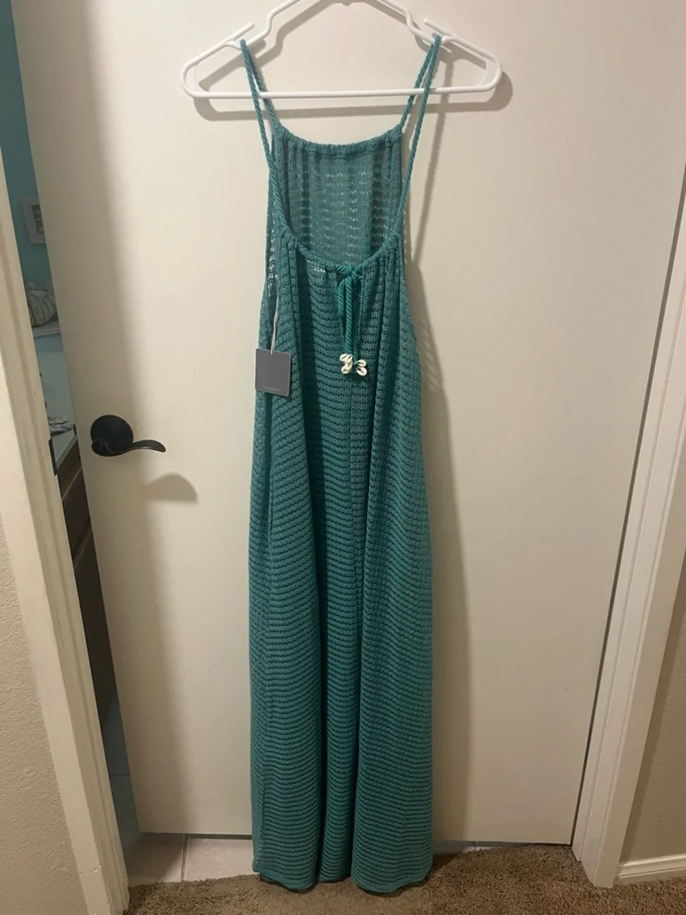 loft denim dresses Natalie Dress Dion Lee Vein Lace Color:Green/White Dashes MaterialText: 70% Rayon; 30% Polyester Removable buckle belt